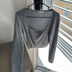 Reformation long sleeve top XL